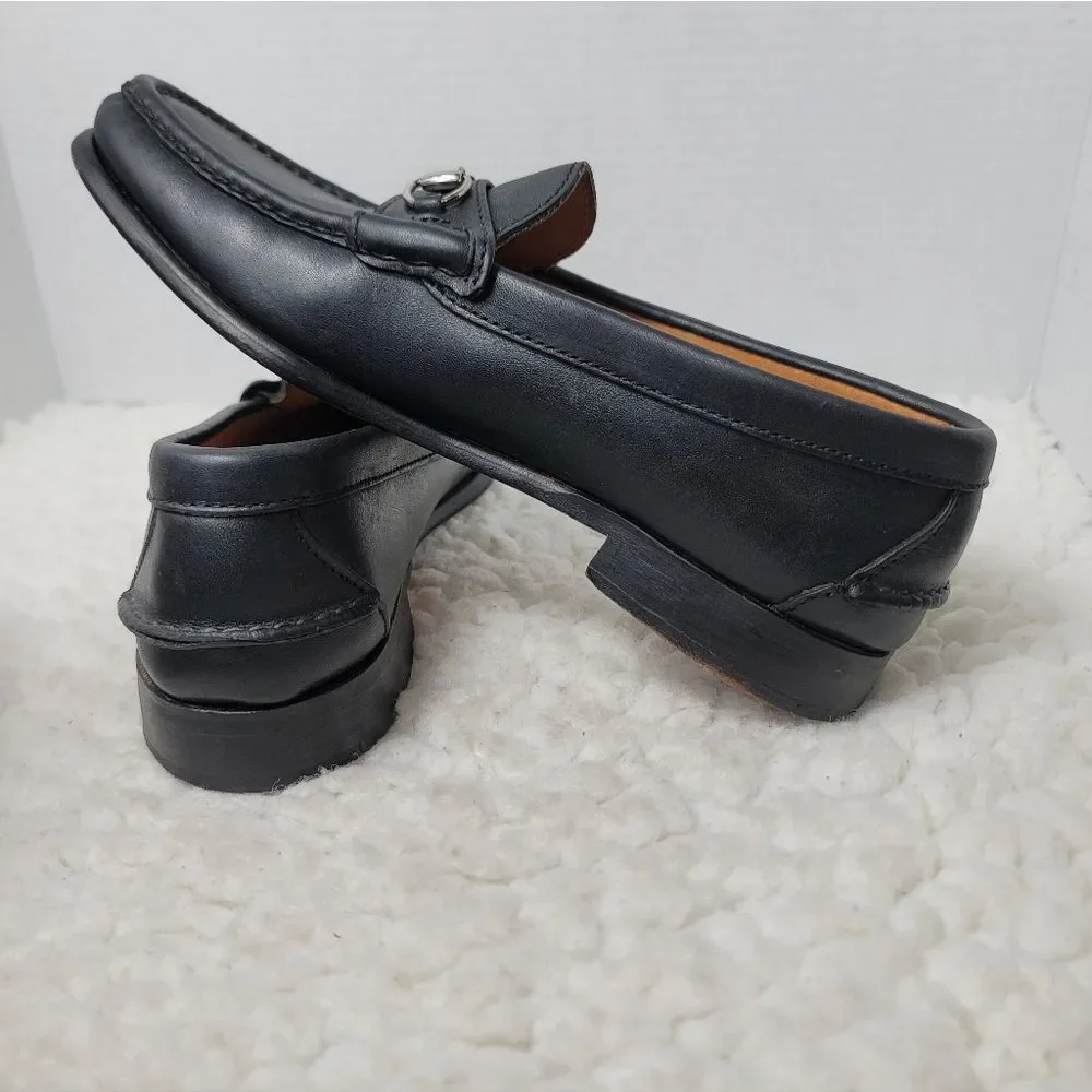 Chippewa Black Leather Horsebit Loafers Shoes Men’s 9C Handcrafted USA 2337